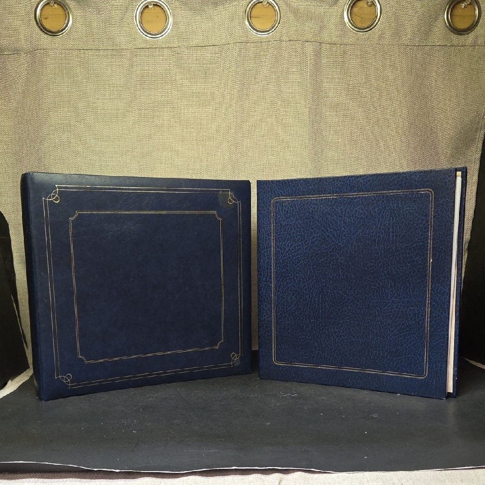 2 Photo Albums‎ 4x6 Photo Sleeves Leather Cover Extra Large Capacity